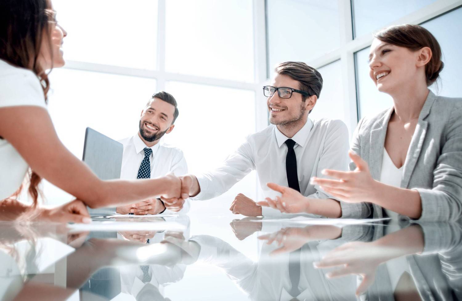 Business Professionals In A Meeting