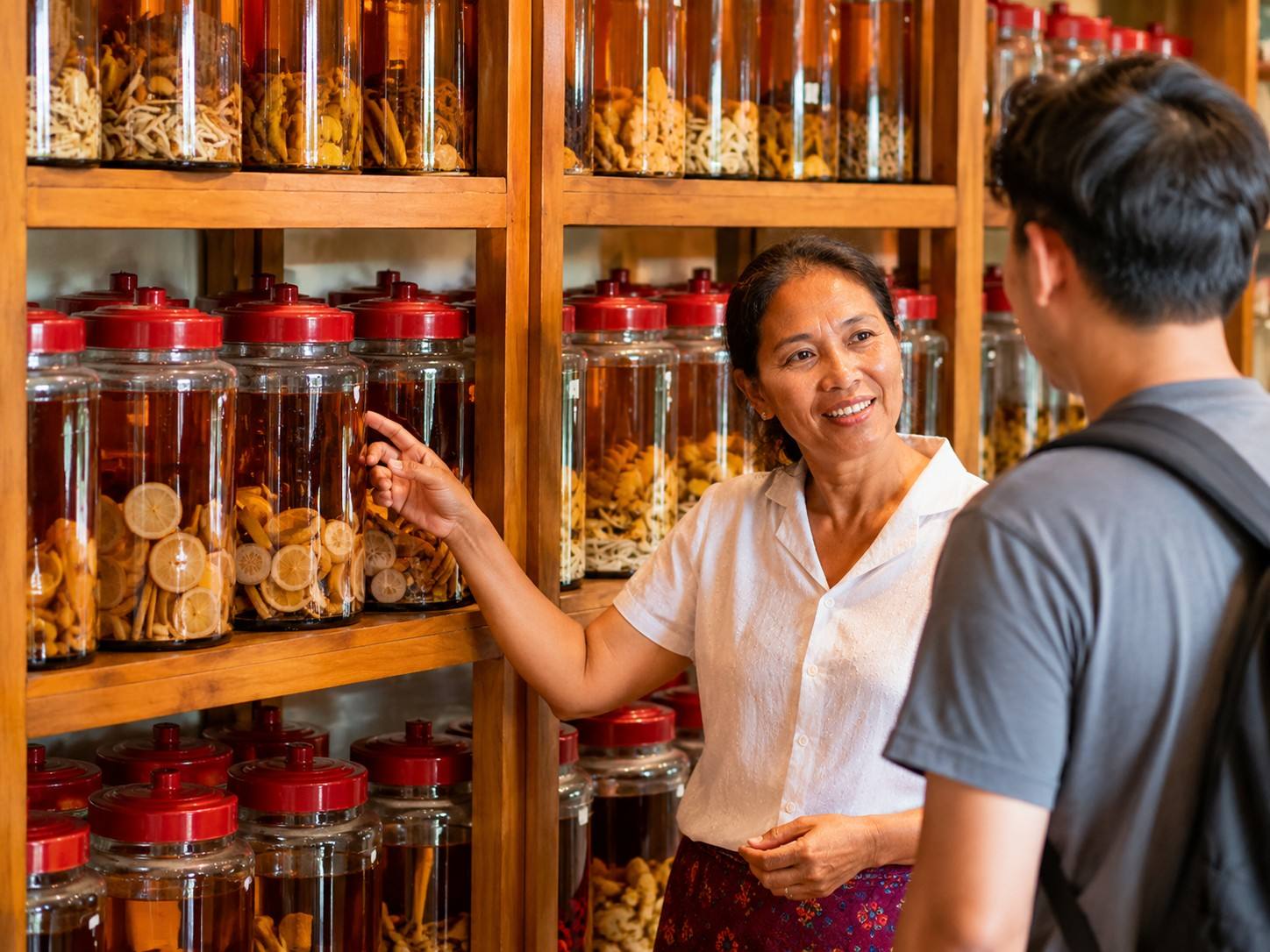 Cambodian Rice Wine Shop