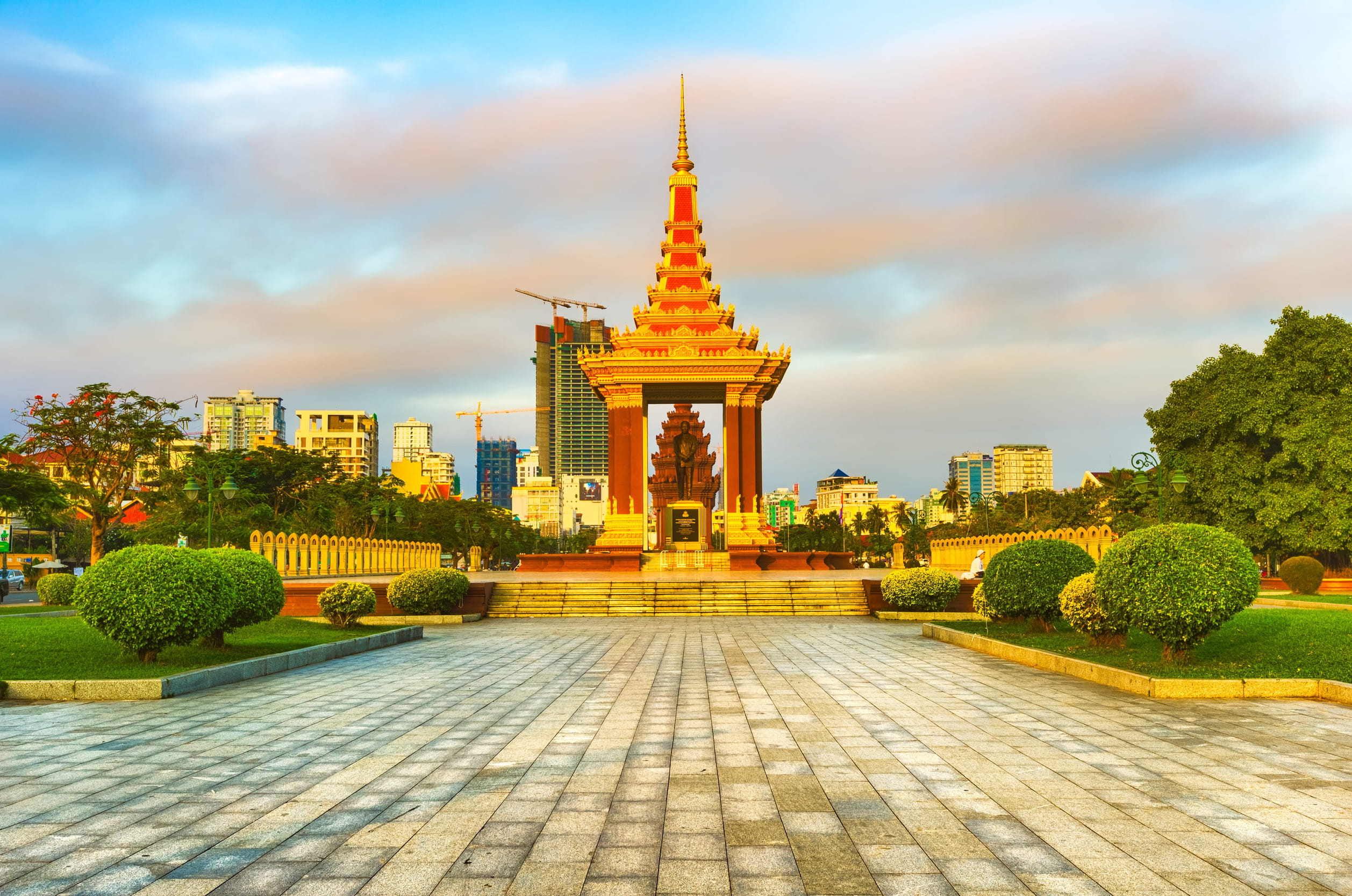 Independence Monument in Phnom Penh, Cambodia