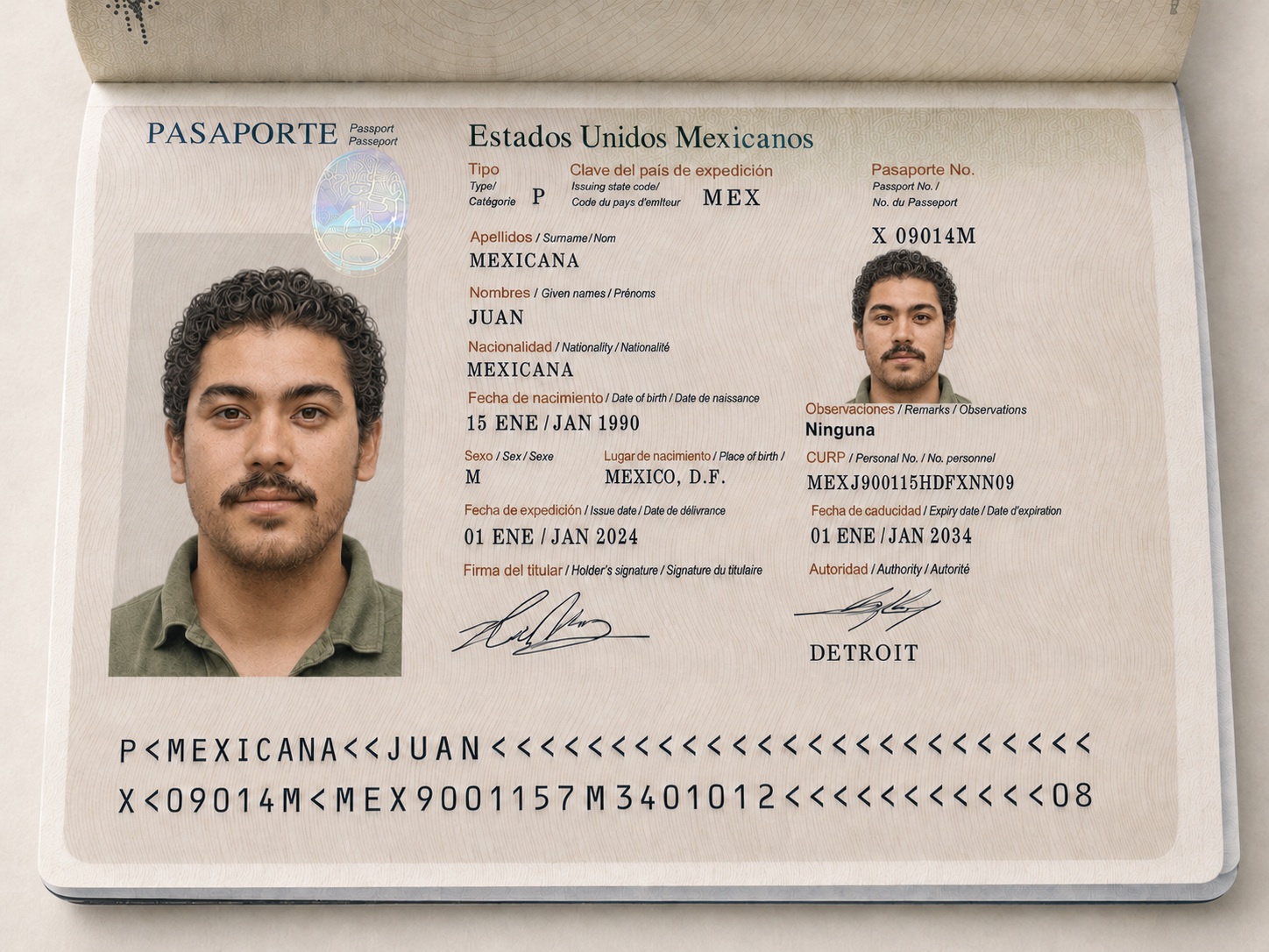 Passport Bio-Page